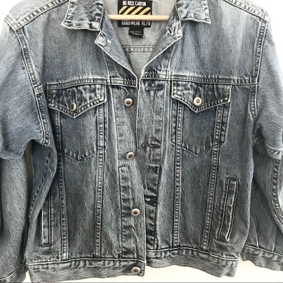 Vintage denim jacket medium wash - Picture 3 of 5
